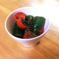 pe_summer☆'s cooksnap of when they made 簡単副菜♪「胡瓜とトマトの梅ナムル」.
