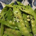 ちゃぎー's cooksnap of when they made 絹さや胡麻和え.