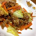 狸の嫁入り's cooksnap of when they made キャベツと豚ばら肉のオイスターソース炒め.