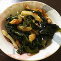 シュガーレス仔's cooksnap of when they made ５分で完成・わかめと竹輪の炒め物.