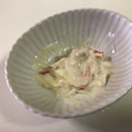 papikun's cooksnap of when they made 【おにぎりの具】カニカマのわさびマヨ♡.