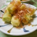 solapapa's cooksnap of when they made 長ねぎの天ぷらおかかのせ♪.