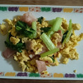acco13's cooksnap of when they made 小松菜とベーコンとたまごの洋風炒め♪.