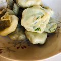 コロコロごはん's cooksnap of when they made 手作り皮のもちもち♪にらまんじゅう.