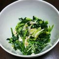 ひなたのねこやなぎ's cooksnap of when they made 小松菜とカニカマのマヨぽんサラダ。.