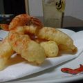 ダイナマイト漆黒's cooksnap of when they made おっさんのエビ天ぷら.