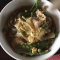 メロンパンケーキ's cooksnap of when they made ☆豚肉とワラビの卵とじ☆簡単で美味しい～.