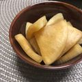 momocafe87's cooksnap of when they made 箸が止まらない 大根の酢醤油漬け.