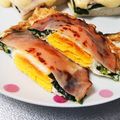あーにャん's cooksnap of when they made お弁当に彩り☆ほうれん草入りハムエッグ.