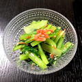 ＊＊まゆゆ＊＊'s cooksnap of when they made 小えびと小松菜のゴマからし和え.