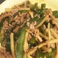 ☆あゆむんママ77☆'s cooksnap of when they made ひき肉のチンジャオロース.