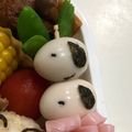 いさめぐ's cooksnap of when they made うずらの卵で、スヌーピー♡.