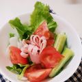つぼみの's cooksnap of when they made 自家製サラダ菜と大根のフレンチサラダ.