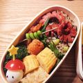 ひよこまめ52's cooksnap of when they made 簡単お弁当おかず＊お花のウインナー.