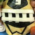 クック6QTZD9☆'s cooksnap of when they made 簡単トッキュージャーキャラ弁☆３号☆.