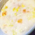 いもくりあおい⁂'s cooksnap of when they made ✿野菜たっぷり中華豆乳スープ✿.