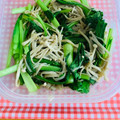 Nekozame's cooksnap of when they made 簡単一品！作り置きにも♪えのきと小松菜.