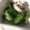 さゆゆゆこ's cooksnap of when they made 豚しゃぶと小松菜の辛子酢味噌和え.