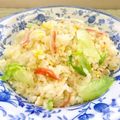 はらぺこしろうさぎ's cooksnap of when they made カニカマレタスチャーハン.