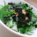 おんかめ's cooksnap of when they made シャキシャキ♪水菜と山芋のサラダ海苔風味.