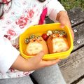 Cheechees4's cooksnap of when they made ロールパンdeトトロールサンド♪.