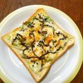 よよっち♪'s cooksnap of when they made 胡麻香る❀たっぷりレタスの塩昆布トースト.