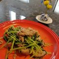 クック8V8N0R☆'s cooksnap of when they made 5分で完成☆豆苗と豚バラ肉の塩炒め.