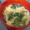 cook20hy's cooksnap of when they made ほうれん草と卵の味噌汁♪.