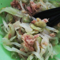 hitocchi's cooksnap of when they made もやしとキャベツとツナの和え物.