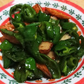 ぼた。。's cooksnap of when they made 簡単♪さつまあげとピーマンの甘辛炒め煮.