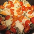 クックY7ITSY☆'s cooksnap of when they made 鮭とトマトとチーズのフライパン蒸し.