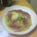 力エル's cooksnap of when they made １０分で簡単♪アボカドのクリームパスタ.