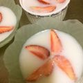 datian's cooksnap of when they made イチゴ牛乳寒天.