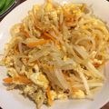 つきぶえ's cooksnap of when they made 人参ともやしの豆腐チャンプルー.