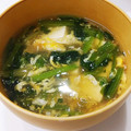 ☆★ケイト★☆'s cooksnap of when they made ほうれん草と卵と豆腐の☆とろみ汁☆.