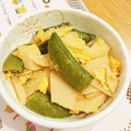pnyo's cooksnap of when they made 竹の子とスナップえんどうの卵とじ.