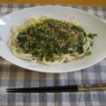 かしゆき's cooksnap of when they made 挽肉と小松菜のあんかけうどん.