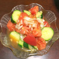 ステルトミチル's cooksnap of when they made トマトときゅうりのマリネ.
