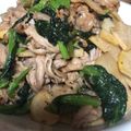 no1642's cooksnap of when they made 小松菜とタケノコと豚バラ炒め.