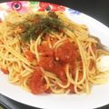 まゆゆ18's cooksnap of when they made 簡単◎シーフードのトマトパスタ.