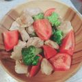 ちゃんぽん❣'s cooksnap of when they made ♧鶏もも肉とブロッコリー炒め♧.