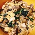 tororo16's cooksnap of when they made チンゲン菜椎茸マヨ卵の♪オイスター炒め.