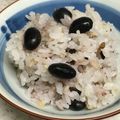 yummy?'s cooksnap of when they made 炊飯器で雑穀・蒸し黒豆入りもっちりおこわ.