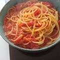 碧きりん's cooksnap of when they made 簡単！10分！ツナのトマトソースパスタ.