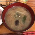 Ruriluru's cooksnap of when they made とろり朝の恵み味噌汁.