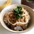 YUKIKI☆'s cooksnap of when they made 納豆マヨごはん.