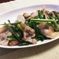 t_ohta's cooksnap of when they made ニラと豚バラの炒め物.
