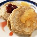NKTNMMK's cooksnap of when they made 朝ランチに！しっとりライ麦粉ホットケーキ.