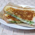 ｇａｂｉｂｉ's cooksnap of when they made ブロッコリー＊ホットサンド.