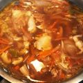 waikoable's cooksnap of when they made 鳥のスープ★を利用した酸辣湯.